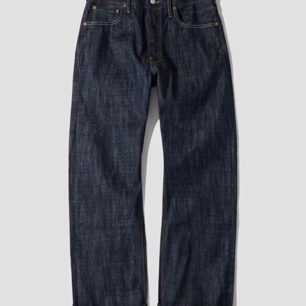 아웃스탠딩 30s 신치백 셀비지 데님팬츠 M