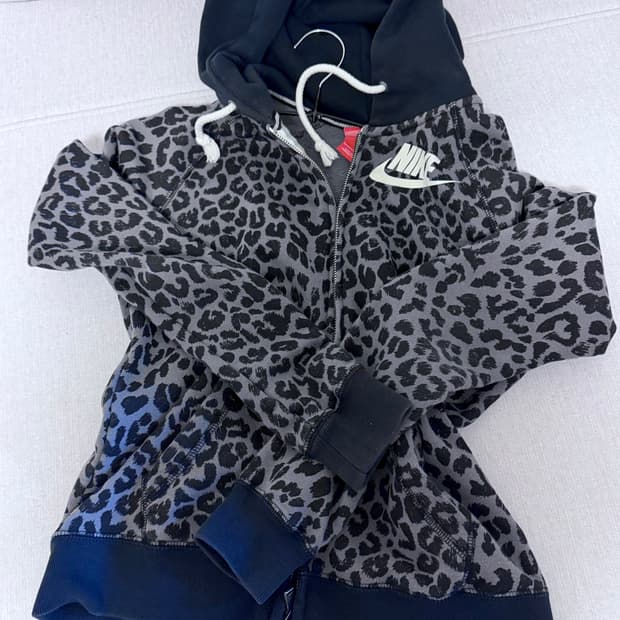나이키 레오파드 후드집업