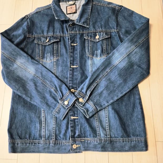 빈티지 워싱 데님 자켓 (가슴 60/총장 72)