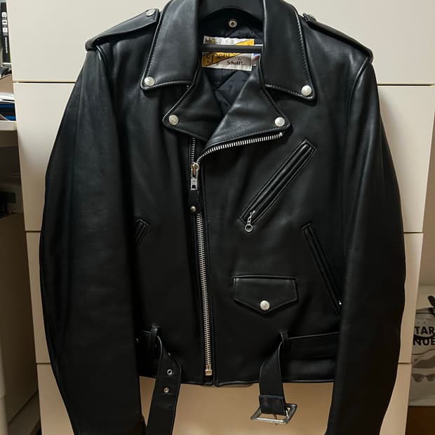 Schott 쇼트 618 퍼펙토 레더 라이더 자켓 바이커 자켓 [36]