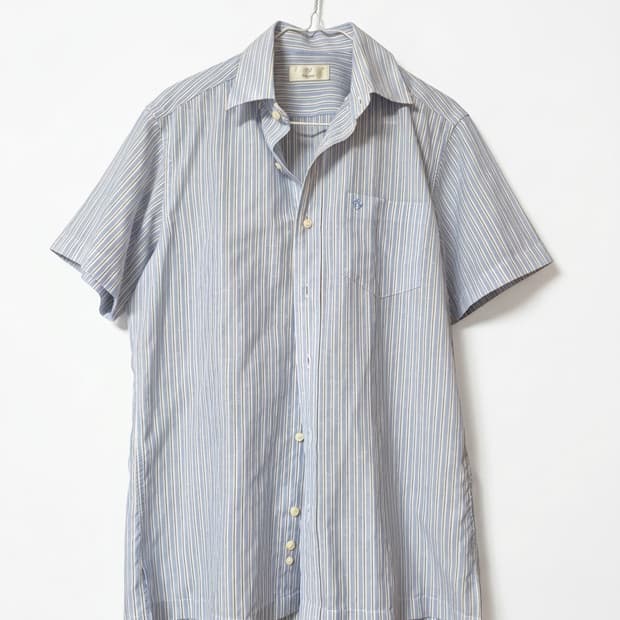 로가디스 스트라이프 반팔 셔츠