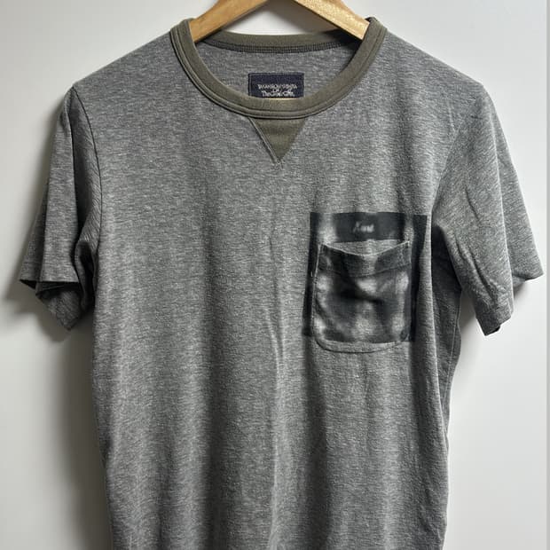 타카히로미야시타 더 솔로이스트 프린트 포켓 그레이 xs