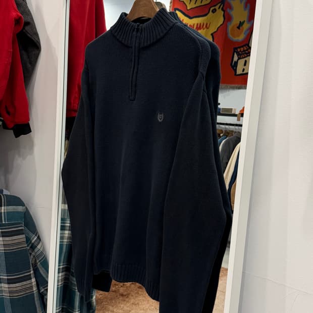 Chaps ralph lauren 챕스 랄프로렌 하프넥 쿼터 집업 니트