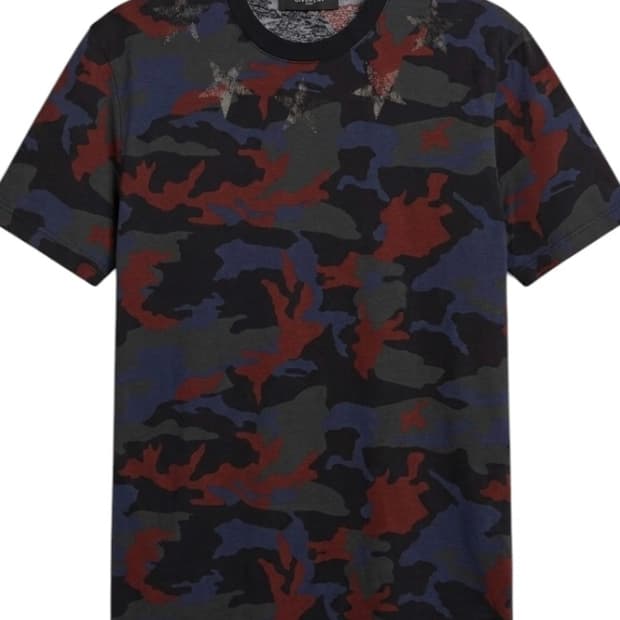 Givenchy 14SS Star Camo T Shirt