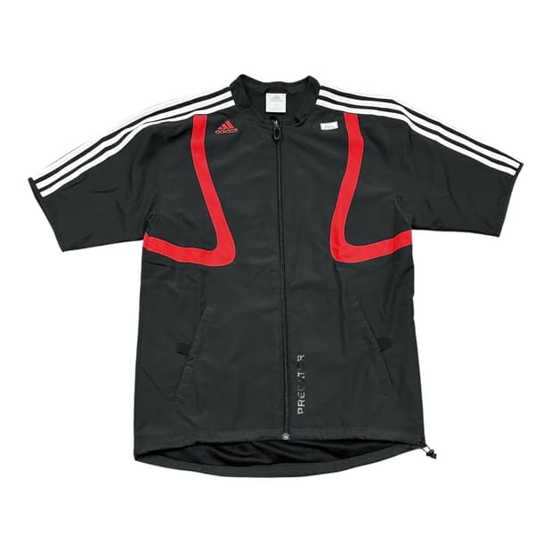 ✨ (바배) 아디다스 검빨 반팔 블랙 바람막이