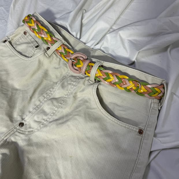 빈티지 위빙 벨트