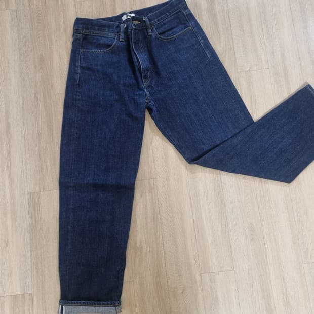 유니클로 셀비지 데님