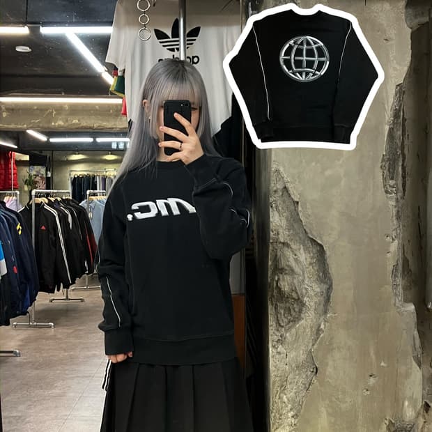 lmc 로고 맨투맨 블랙 S  #csz2520