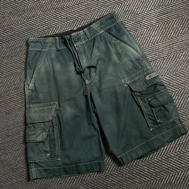 UNIONBAY 멀티 카고 하프 버뮤다 팬츠y 5018