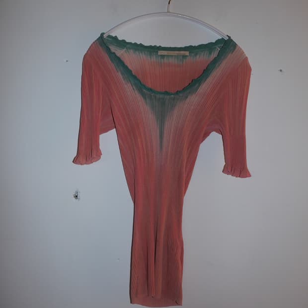 Roberto Cavalli silk pleated top