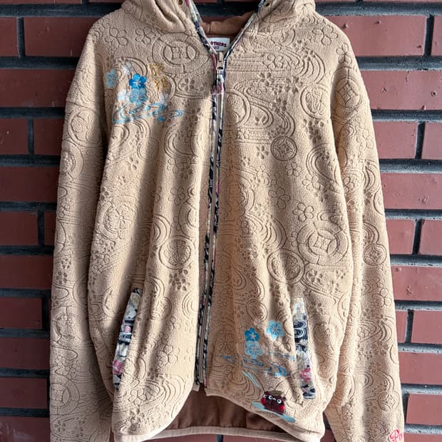 히피 후리스 후드집업