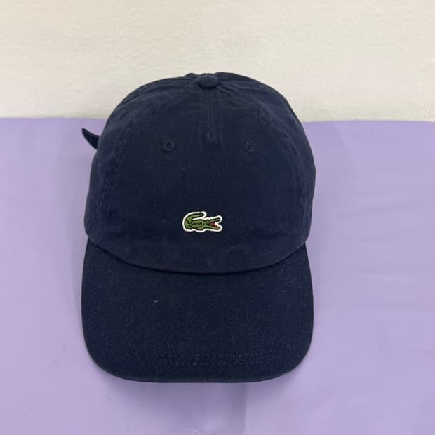라코스테 스몰 로고 네이비 볼캡 os
