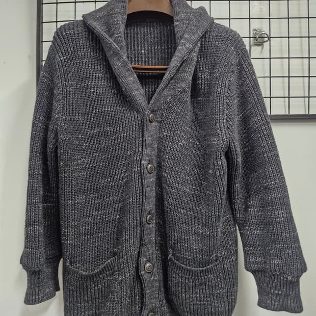 100L 폴로랄프로렌 숄 카라 니트 가디건