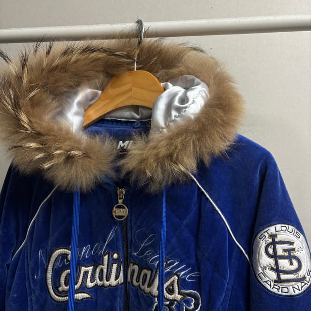 Mlb 블루 벨루아 후디집업