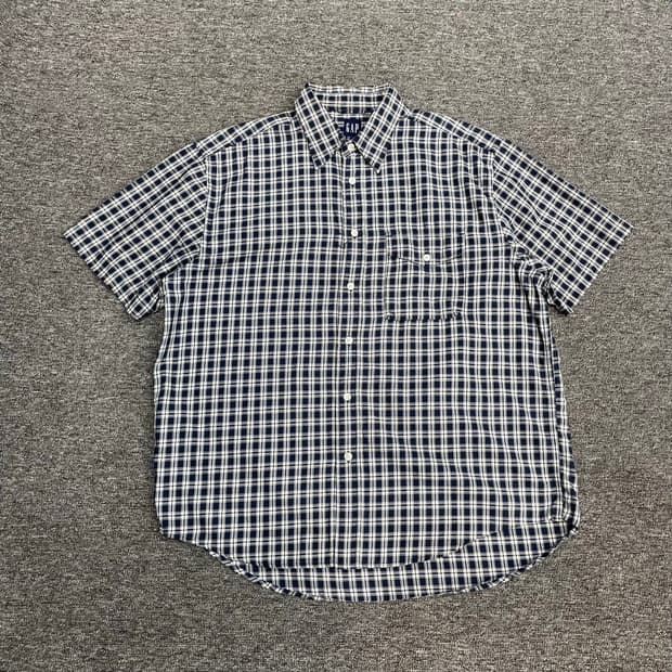 GAP 체크반팔셔츠 p949