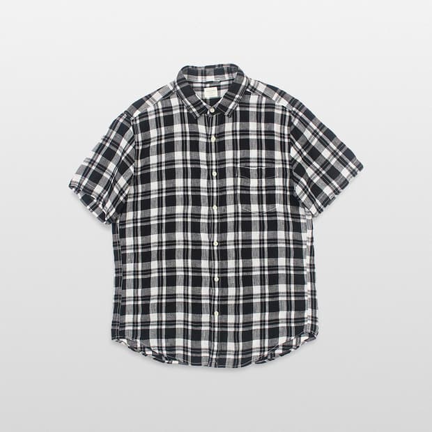 BACK NUMBER Linen Shirt