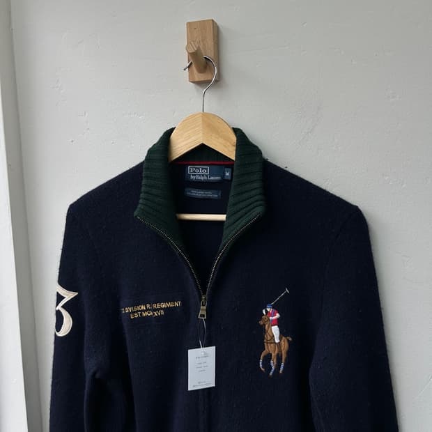 16585 - 폴로 랄프로렌 울 니트 집업 (램스 울 100%)