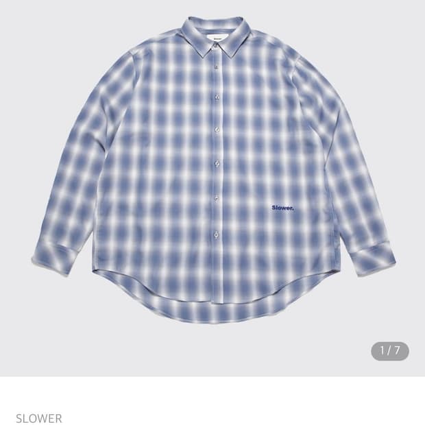  Slower FLANNEL SHIRTS BLUE (2)