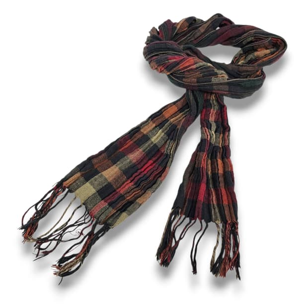 Check Scarf 체크주름스카프 Check Scarf 체크주름스카프