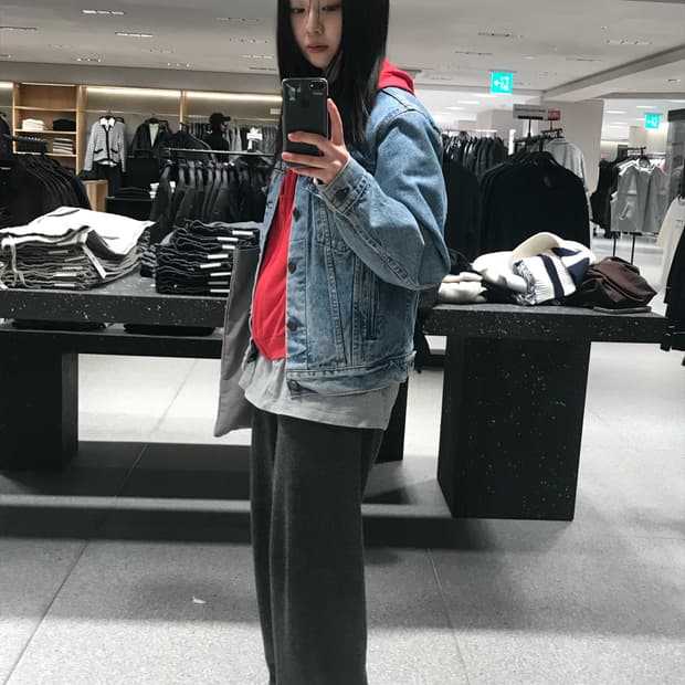 리바이스 청자켓 