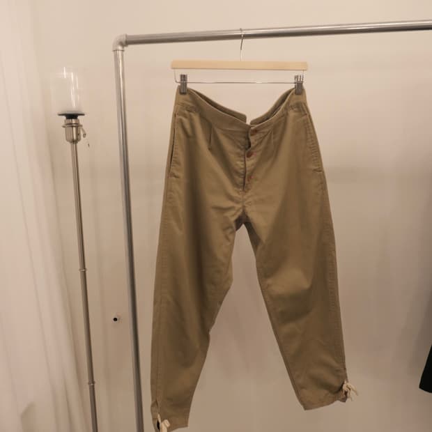 꼼데가르송 옴므 스티치 치노 팬츠