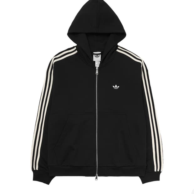아디다스 삼선 풀집 후디