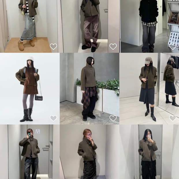 인사일런스 미니멀 코트 BROWN