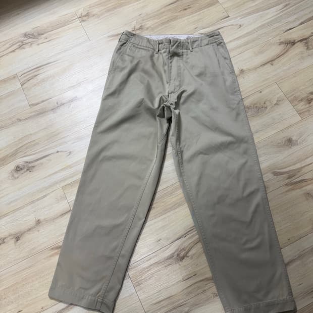 나나미카 와이드 치노 카키 34