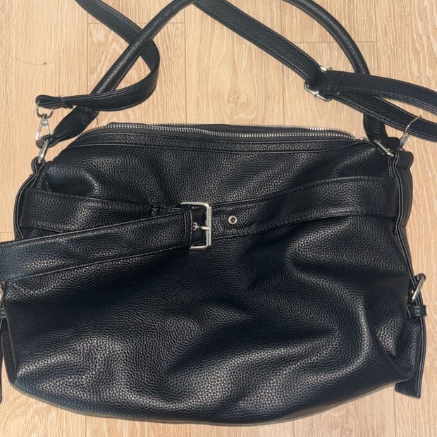 블랙 빈티지 숄더백