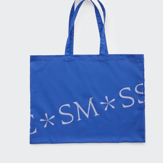 코스모스 METALLIC LOGO TOTE BAG 에코백