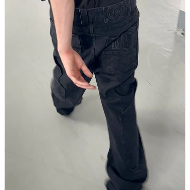 Plastic product calf pocket pants m,l