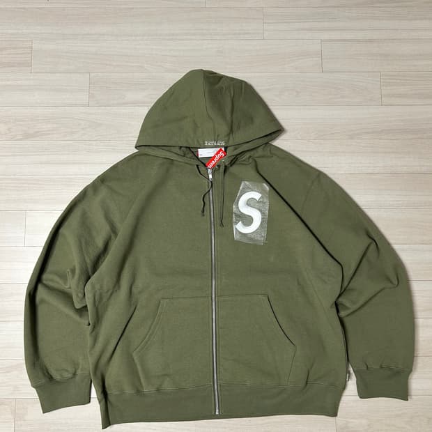 (XL) 슈프림 s로고 후드 집업 -24fw