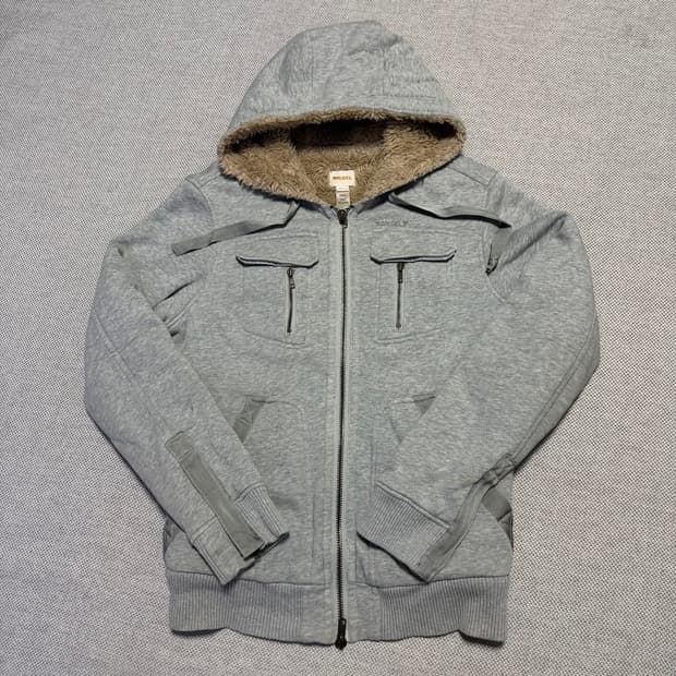 DIESEL 디젤 퍼 후드집업