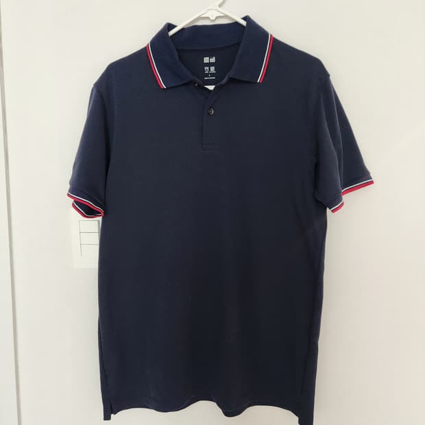 남자 유니클로 폴로 반팔 PK티셔츠 L