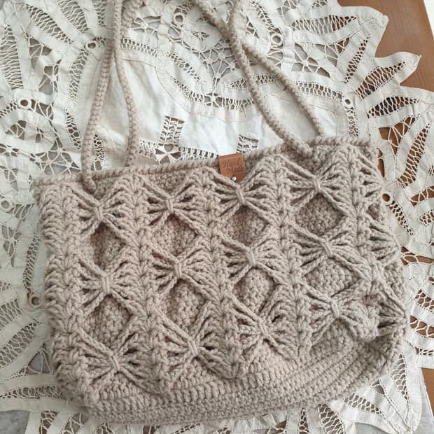 핸드메이드 뜨개가방