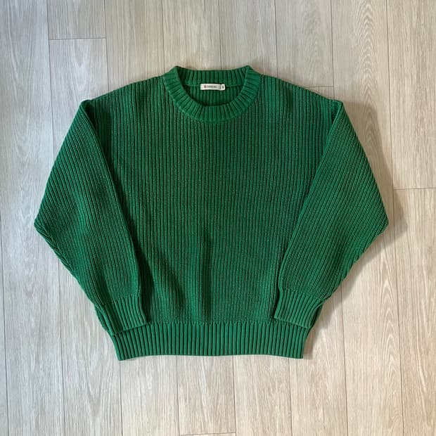 꼬모니노즈 그린 니트