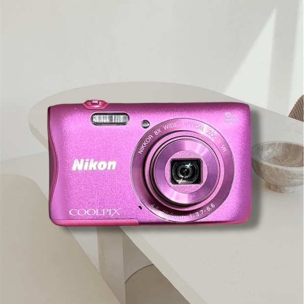 Wifi,에스파픽!) 니콘 coolpix S3700 디카 빈티지 캠코더