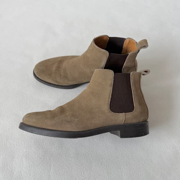 [265]자라(ZARA) 리얼 스웨이드 첼시부츠