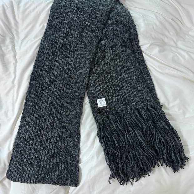 존바바토스 롱니트 차콜 울머플러 