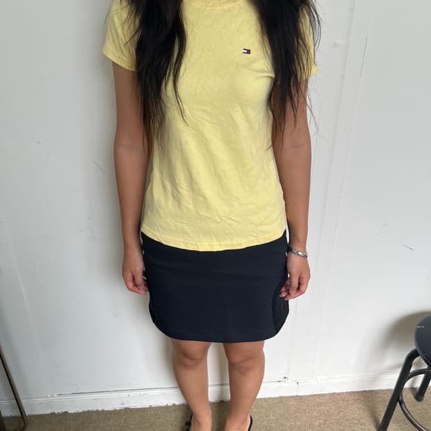 tommy hilfiger yellow tee