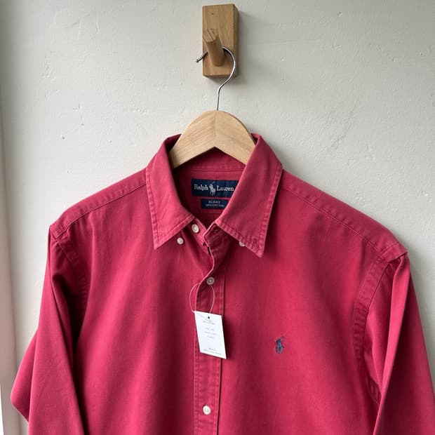 15218 - 폴로 랄프로렌 버건디 셔츠