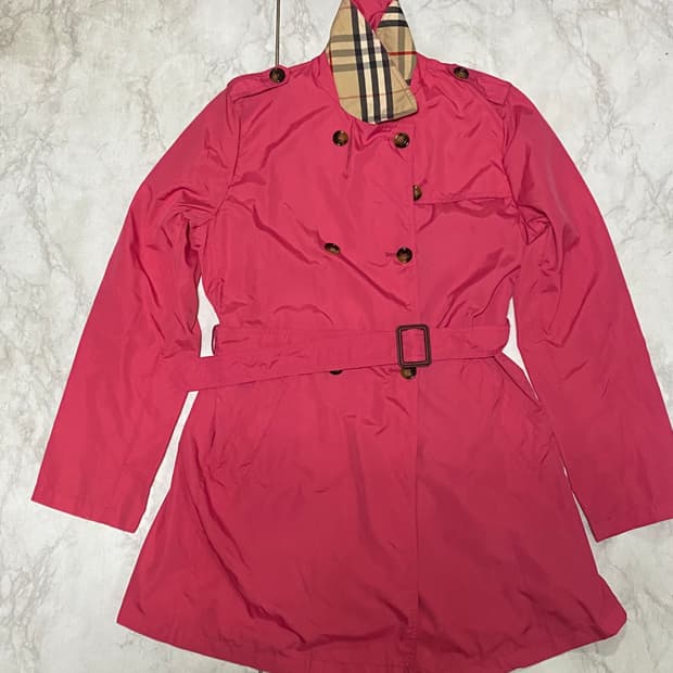 버버리 벨트 바람막이 코트 사이즈 여성 95