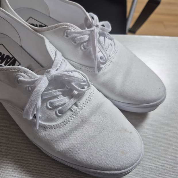 265)반스 어센틱 프로 로우 화이트