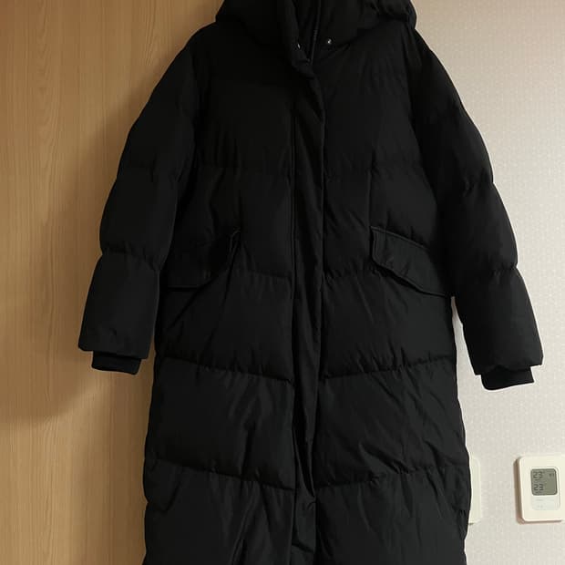 지오다노 오리털 롱패딩