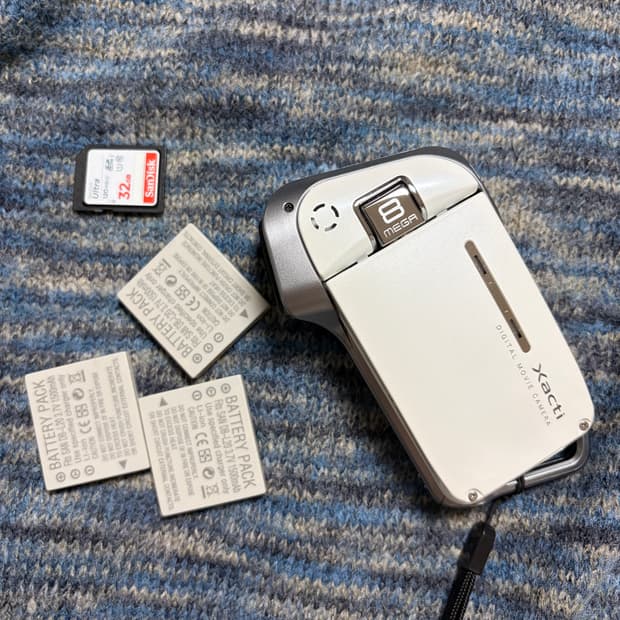 산요 작티 ca8 빈티지 카메라 풀박 (작례o)