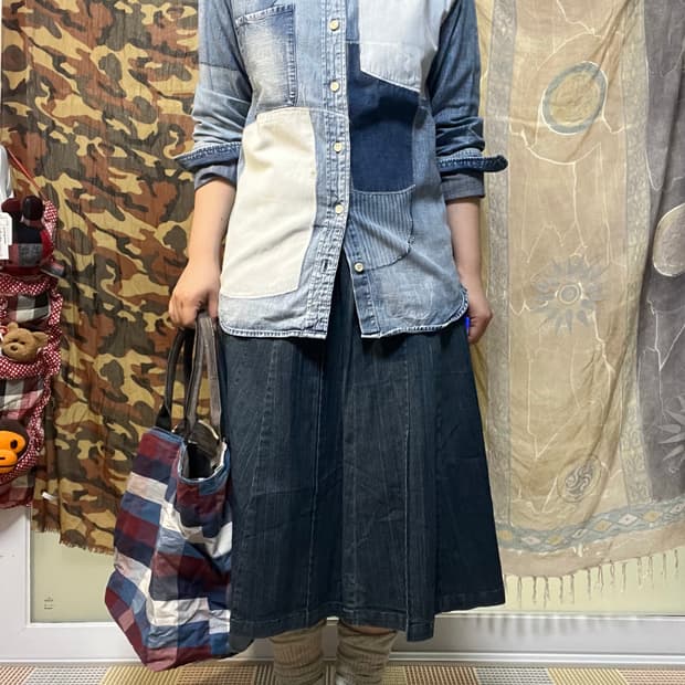Japan blue jeans 리메이크 데님셔츠