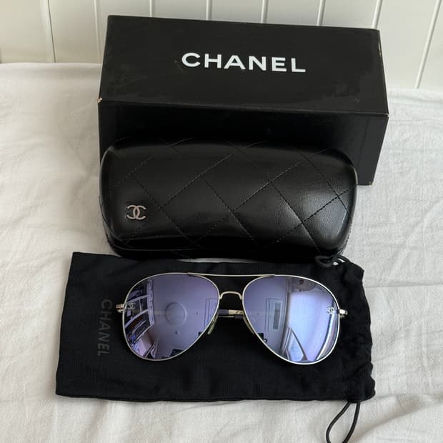 샤넬 파일럿 에비에이터 선글라스