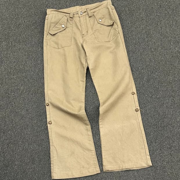 M)랭글러 빈티지 여성 베이지 카고팬츠