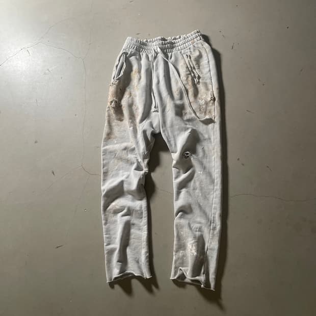 KZ ATELIER  One-off Destroyed Sweat pant