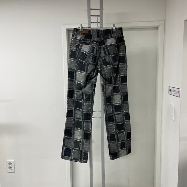 앤더슨벨 패턴 데님 팬츠 S